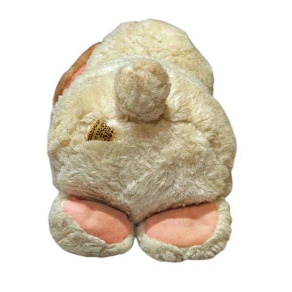 Vintage Applause Little Beggar Dog Plush 1980s Tan Puppy Stuffed Animal NO BIB - Picture 6 of 10